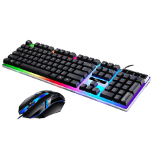 Клавиатура и мышка Gaming G21B с RGB подсветкой (30)