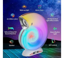 Настольная лампа с часами, RGB подсветкой и Bluetooth-колонкой L-39 (20)
