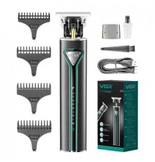 Аккумуляторная машинка для стрижки с USB VGR V-009, зеленый (40)