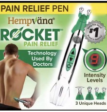 Массажер ручка с 3 головками для терапии Pain Relief Pen