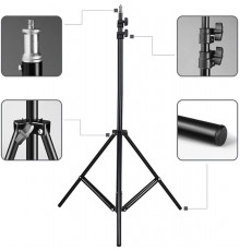 Телескопический штатив, стойка, тренога, трипод для кольцевой LED лампы (30)