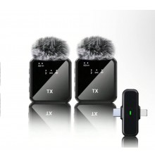 Беспроводной петличный микрофон для смартфона F15-2 (100)