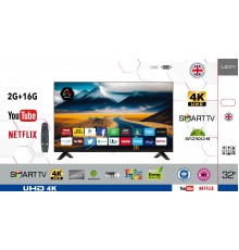 Телевизор с голосовым управлением Smart LED TV- 4k, 2/16, 32 дюйма (10)