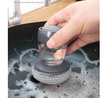 Щетка с ершиком для чистки посуды (300)