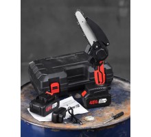 Мини пила Mini Electric Chain Saw1 в чемодане с 2 акк. 48v (10)