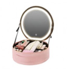 Органайзер-косметичка из экокожи с LED зеркалом NiceLand (20)