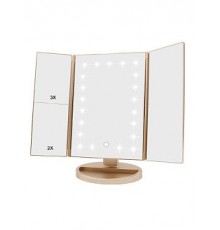Тройное зеркало Magnifying Mirror с подсветкой БЕЛОЕ (24)