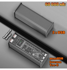Повербанк 60000 mah K-48 на 4 USB (20)