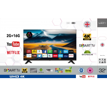 Телевизор Smart LED TV- 4k, 2/16, 32 дюйма (10)