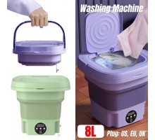 Портативная складная стиральная машина с сушилкой, 8л (18)