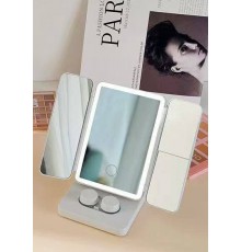Зеркало для макияжа Makeup Mirror CX-8, белое (60)