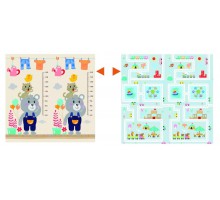 Детский двухсторонний термо коврик, размер 150x180x0.8 (XPE-Q) (20)