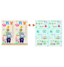 Детский двухсторонний термо коврик, размер 150x180x0.8 (XPE-Q) (20)