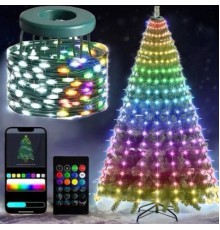 Гирлянда "Конский хвост" - пульт д/у, Bluetooth, 10 нитей по 2 м (50)