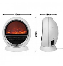 Керамический тепловентилятор-камин на 1,5 кВт Flame Heater (8)