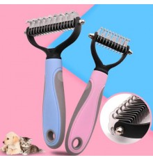 Колтунорез, расческа-чесалка от шерсти для собак и кошек, размер L (100)