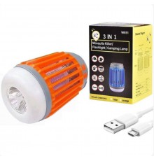 Кемпинговый фонарь от насекомых и комаров 3 в 1 Powermaster W851 (60)