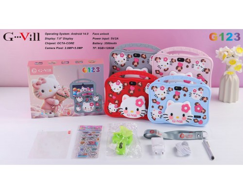 Детский планшет G123 с Hello Kitty, Wi-Fi на Android, 7" (20)