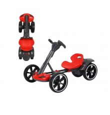 Детский электромобиль с пультом и Bluetooth GO KART F1, 390 Вт, красный (1) (10)