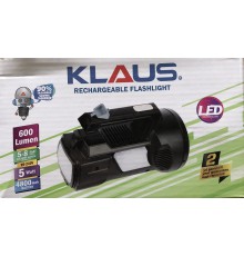 Ручной аккумуляторный фонарь KE-47715 KLAUS rechargeable flashlight 4800mA (30)