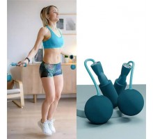 Беспроводная скакалка с утяжеленными шариками для занятия спортом (-26) (100)