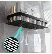 Настенная полка в ванную до 10 кг (30х13х5,5 см) 2 шт упак (50)