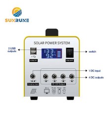 Портативная электростанция 300W 12V/20Ah + 4 лампочки (4)