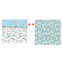 Детский двухсторонний термо коврик, размер 150x180x0.8 (351-1) (20)