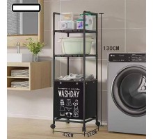 Корзина для хранения белья Washday + 2 полки для бытовых принадлежностей (20)
