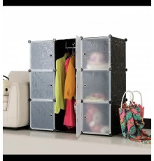 Складной шкаф Storage Cube Cabinet для одежды на 2 раздела (4)