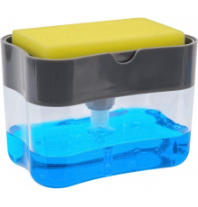 Нажимной дозатор Soap Pump & Sponge Caddy для моющего средства с подставкой для губки (100)