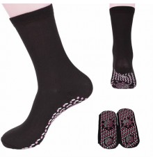 Турмалиновые носки с массажной подошвой Hot Care, черные (1500)