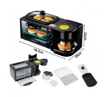 Мини-печь 3в1 MAXTOP XY-206, 4800w (кофемашина + духовка + гриль) (6)