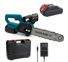 Аккумуляторная цепная пила Chain Saw с 2 акк, 12" (6)