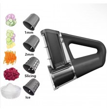 Электрический измельчитель для овощей, металлический кухонный комбайн (18)