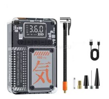 Аккумуляторный автомобильный компрессор с цифровым дисплеем, 15000 мАч (-893) (32)