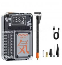 Аккумуляторный автомобильный компрессор с цифровым дисплеем, 15000 мАч (-893) (32)