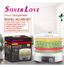 Электросушилка для овощей и фруктов Silver Love RB-901 (6)