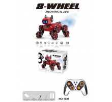 Интерактивный робот собака 8-wheel Mechanical Dog NO.1028 с пультом д/у (24)