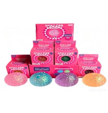 Антистресс-игрушка мягкий сквиши с шипами Spiky Orb Squishy (к-кт из 12 шт) (DT-1540) (12)