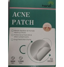 Пластырь от бородавок и прыщей Acne Patch, уп 72шт (1000)
